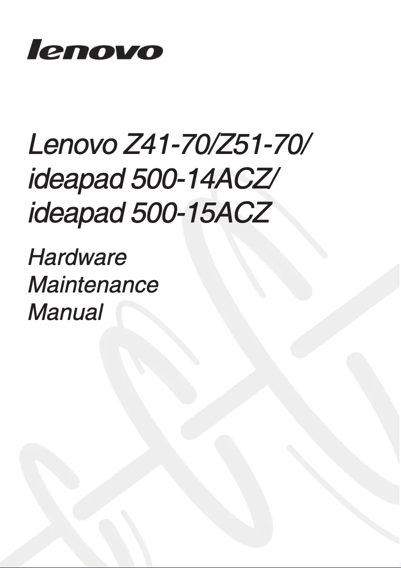 Página nº 1 - Manual de usuario Lenovo IdeaPad 500-15ACZ