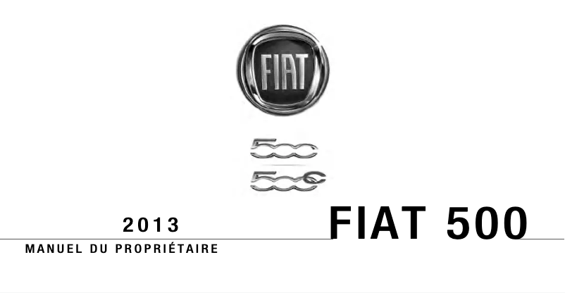 Página 1 del manual Manual de usuario Fiat 500 (2013)