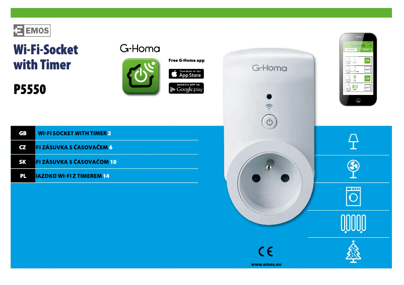 Página 1 del manual Manual de usuario Emos P5550