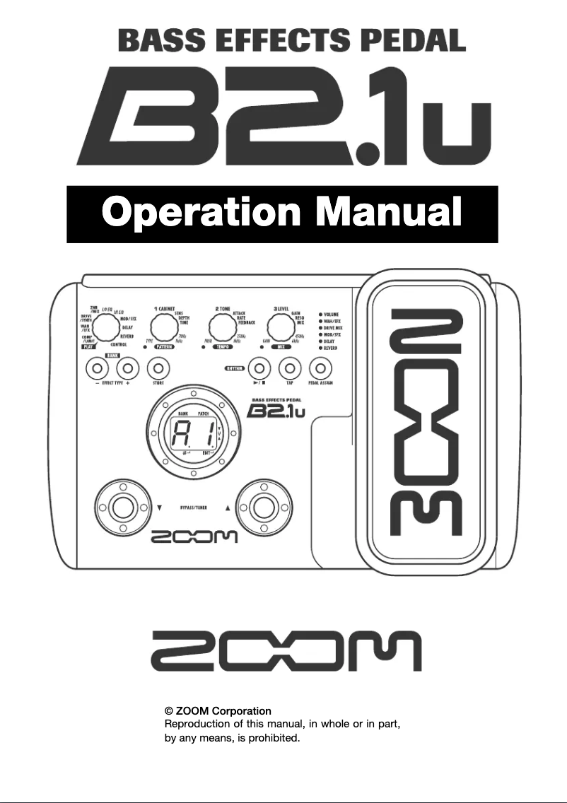 Imagen de la primera página del manual del dispositivo B2.1U