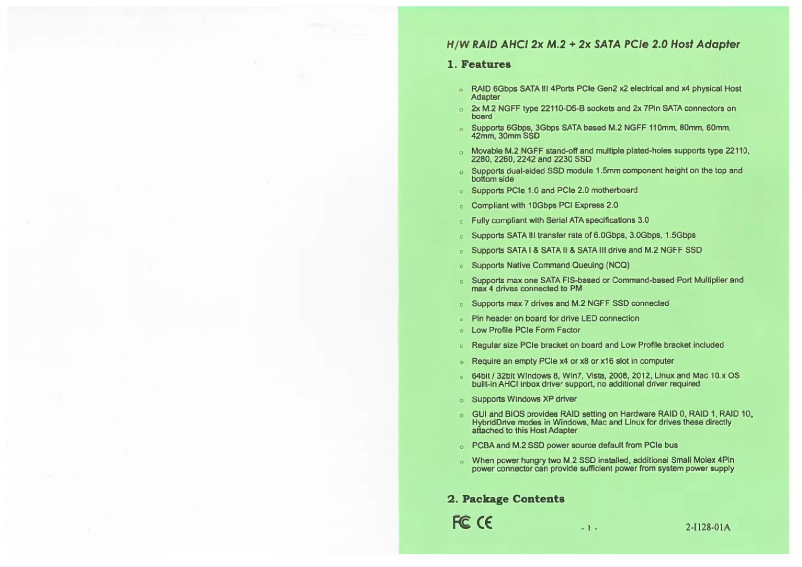 Imagen de la primera página del manual del dispositivo EX-3670