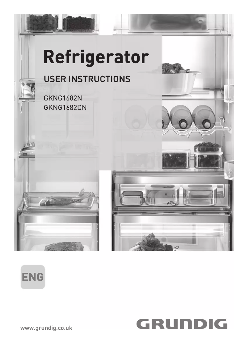 Imagen de la primera página del manual del dispositivo GKNG1682N