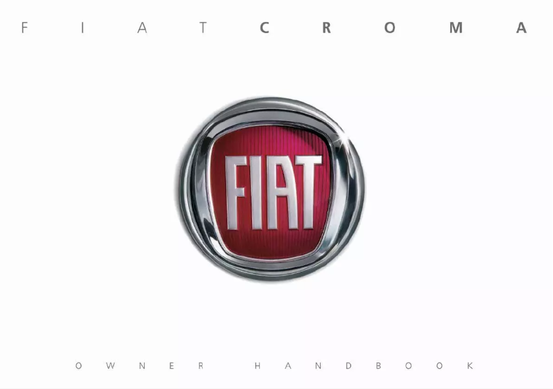 Página 1 del manual Manual de usuario Fiat Croma (2008)