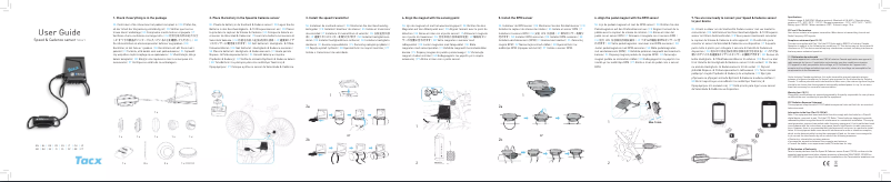 Página 1 del manual Manual de usuario Tacx Speed & Cadence sensor Smart