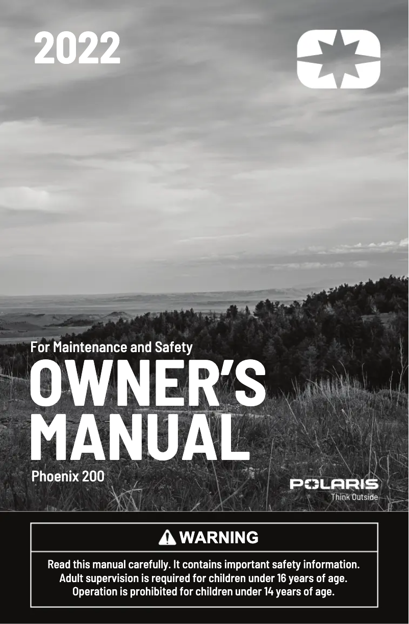 Página 1 del manual Manual de usuario Polaris Phoenix 200 (2022)