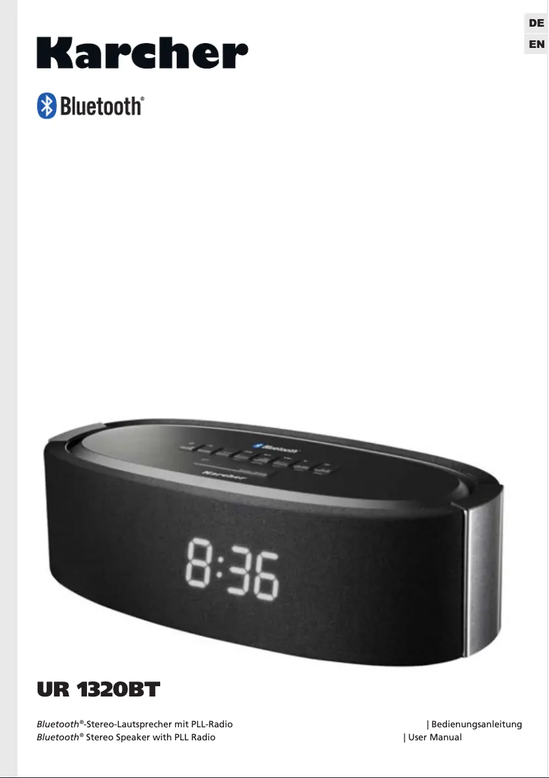 Página 1 del manual Manual de usuario Kärcher UR 1320BT