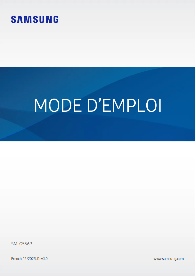 Página 1 del manual Manual de usuario Samsung Galaxy XCover 7