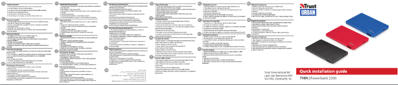 Imagen de la primera página del manual del dispositivo Powerbank 2200T