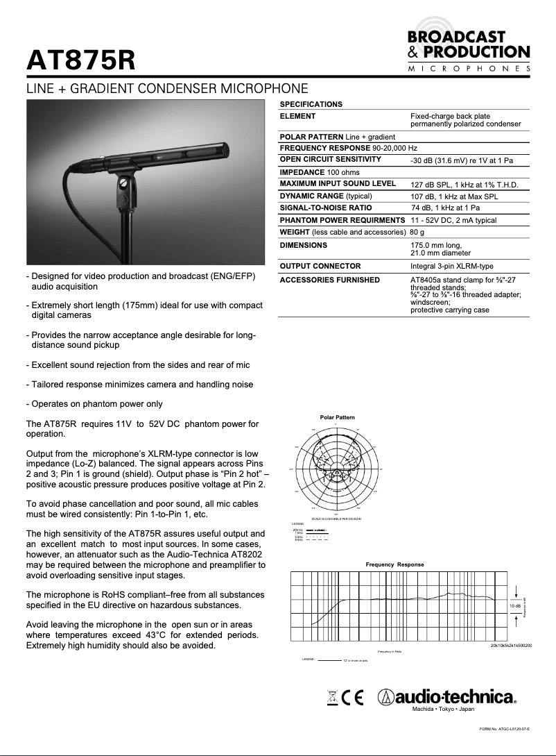 Imagen de la primera página del manual del dispositivo AT875R