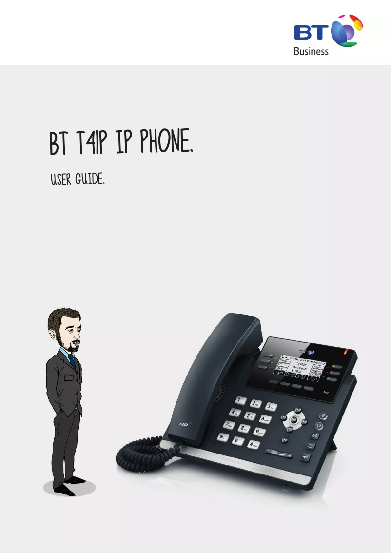 Imagen de la primera página del manual del dispositivo T41P