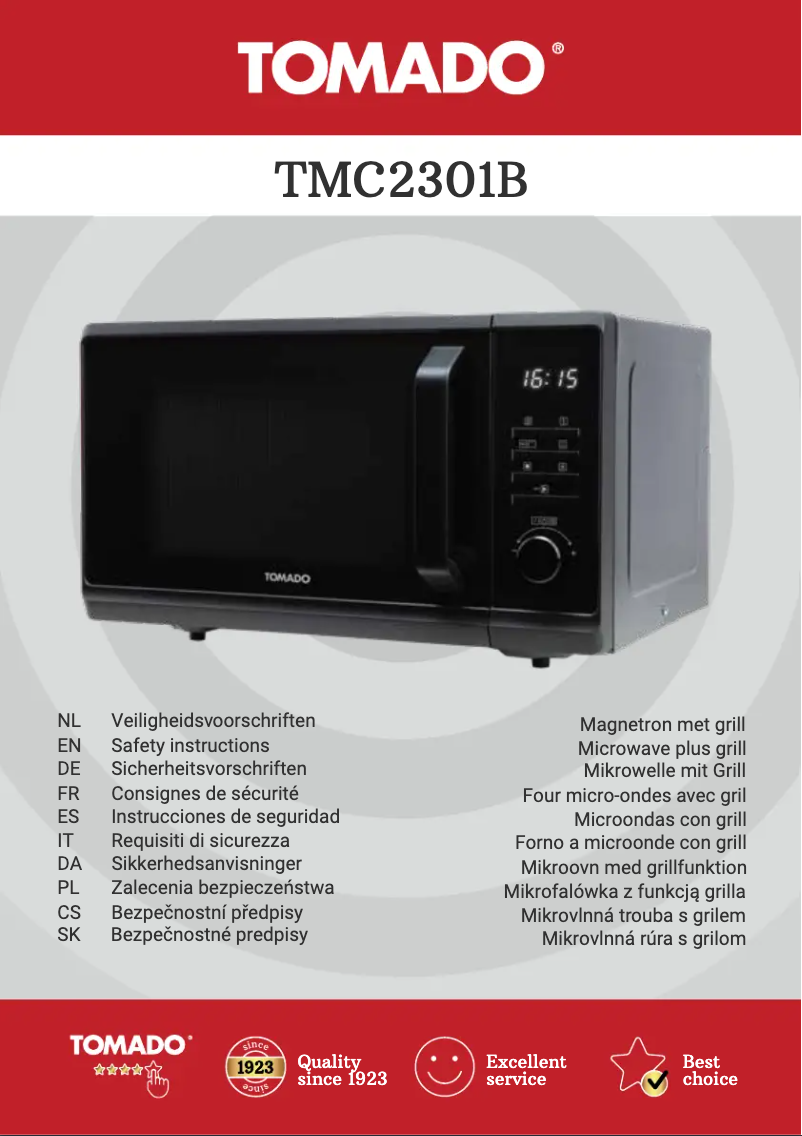 Imagen de la primera página del manual del dispositivo TMC2301B