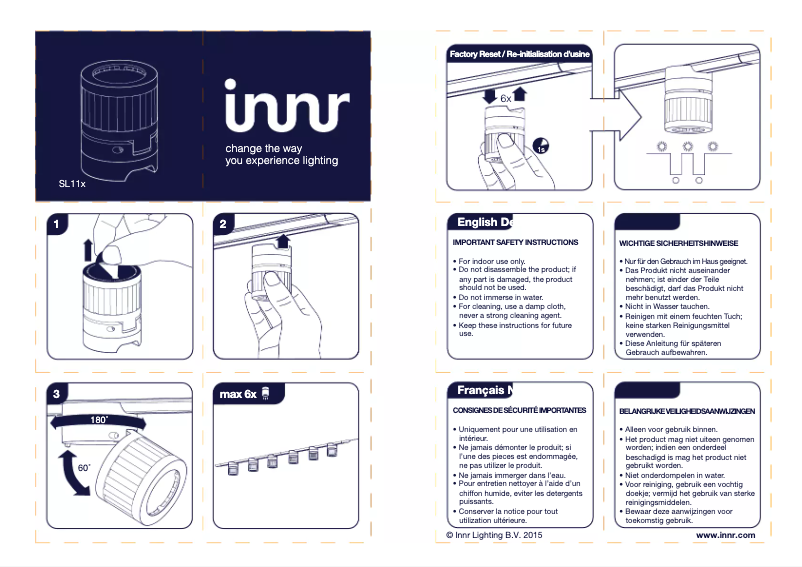 Imagen de la primera página del manual del dispositivo Spot