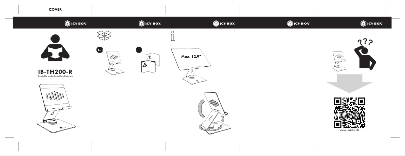 Página 1 del manual Manual de usuario Icy Box IB-TH200-R