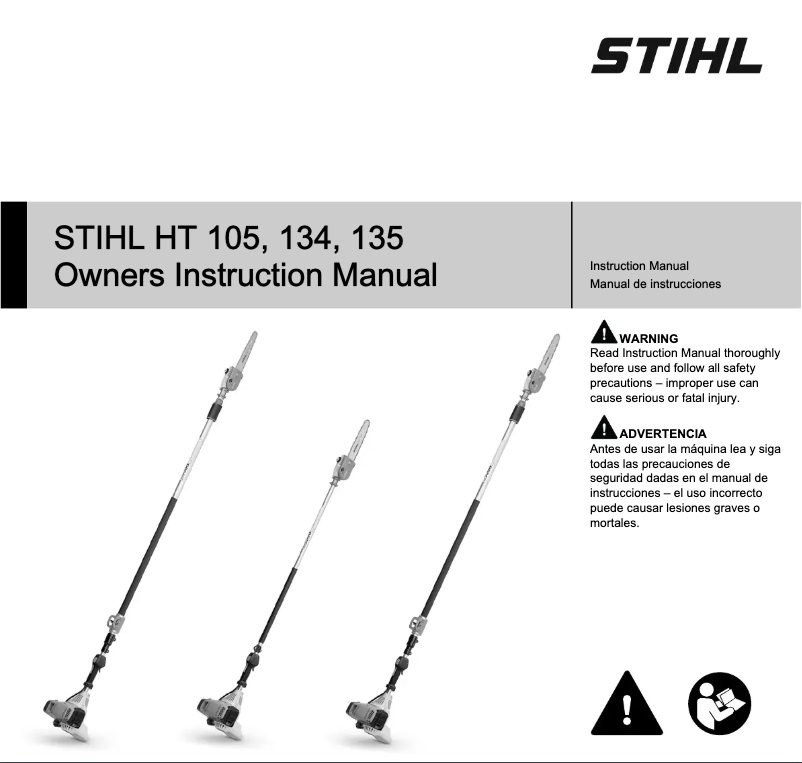 Página 1 del manual Manual de usuario Stihl HT 135