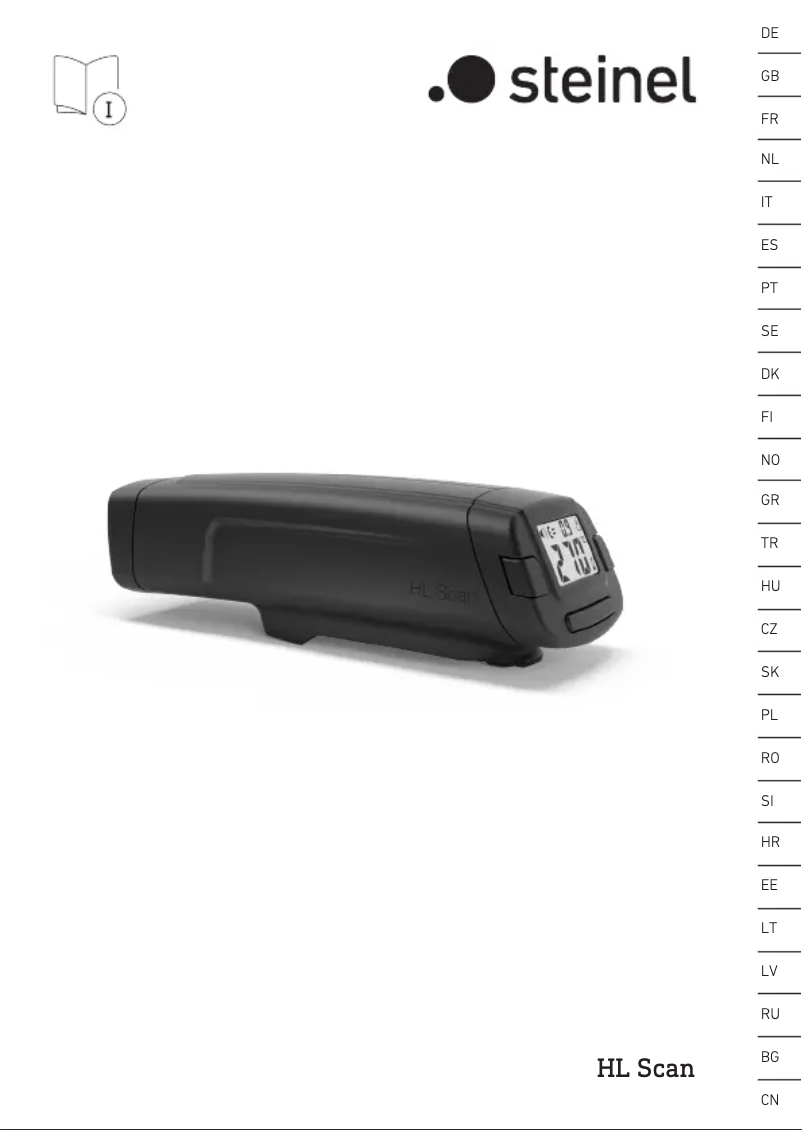 Imagen de la primera página del manual del dispositivo HL Scan