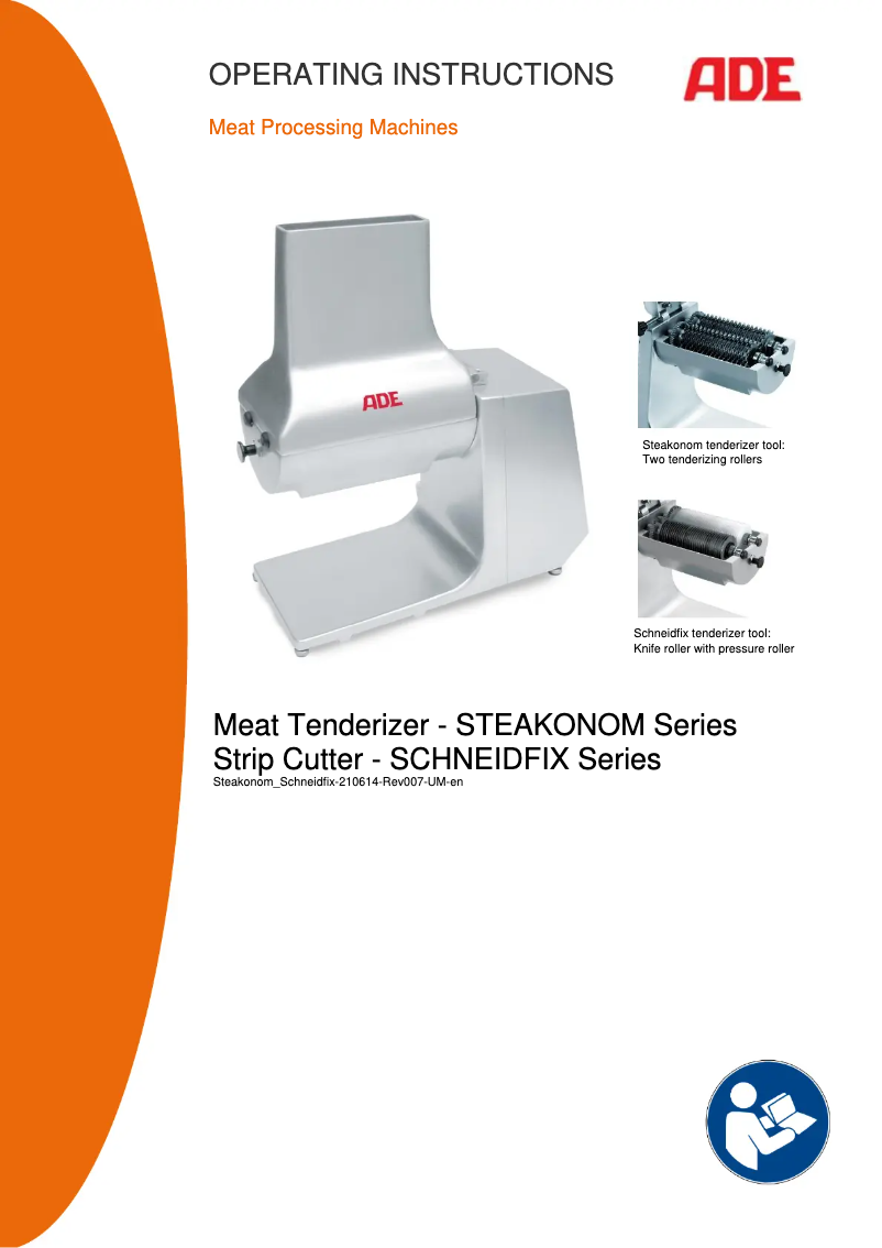 Página 1 del manual Manual de usuario ADE Steakonom