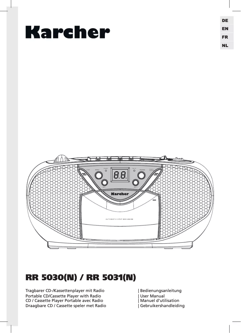 Imagen de la primera página del manual del dispositivo RR 5031