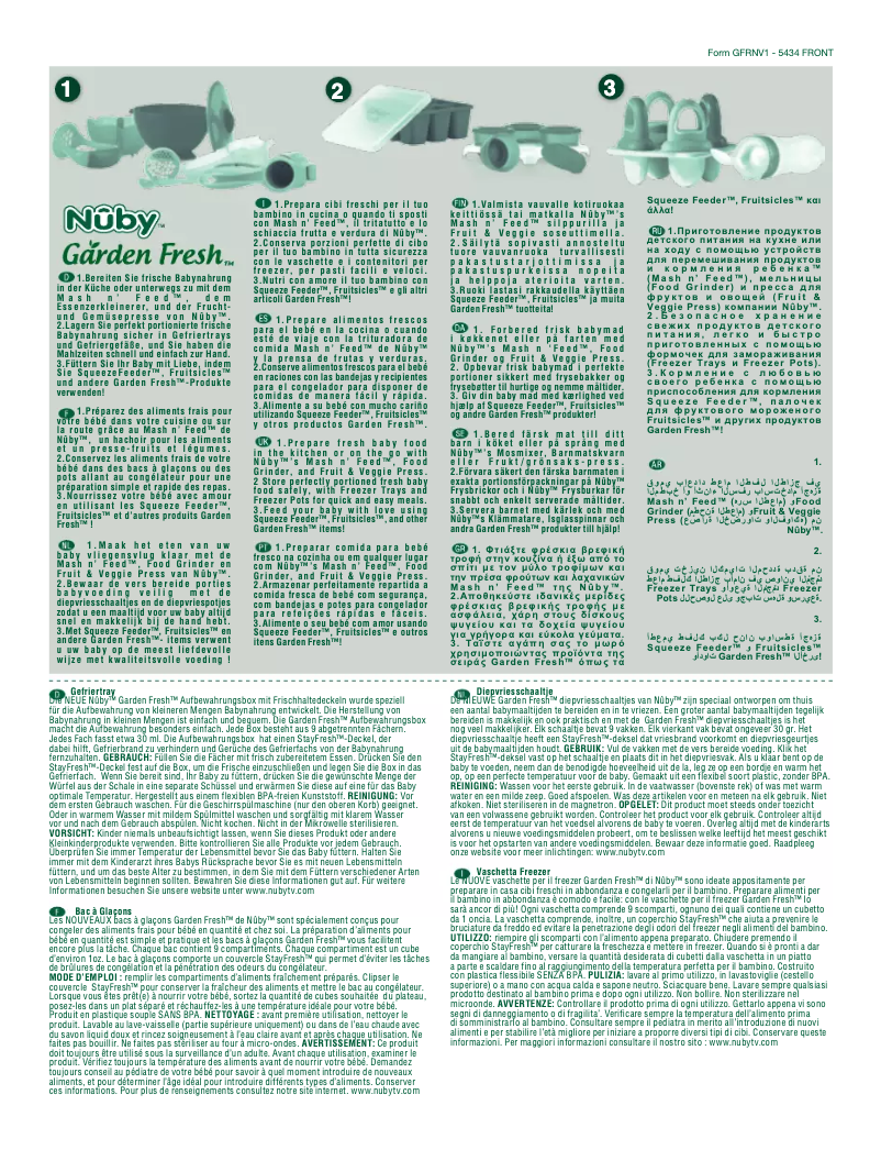 Imagen de la primera página del manual del dispositivo 0048526054343