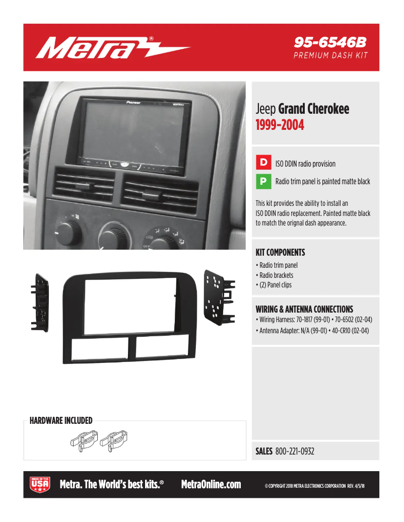 Imagen de la primera página del manual del dispositivo 95-6546B