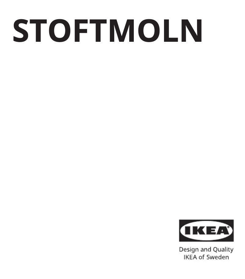 Imagen de la primera página del manual del dispositivo STOFTMOLN 605.196.88