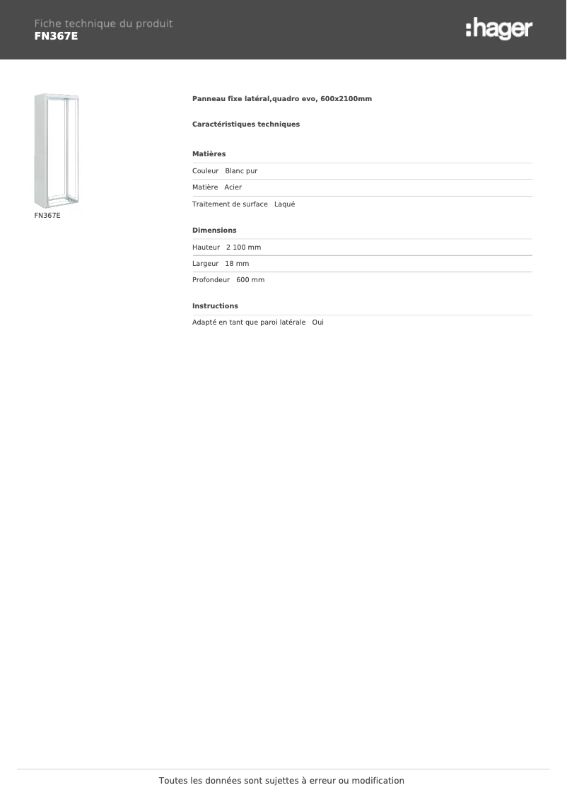 Imagen de la primera página del manual del dispositivo FN367E