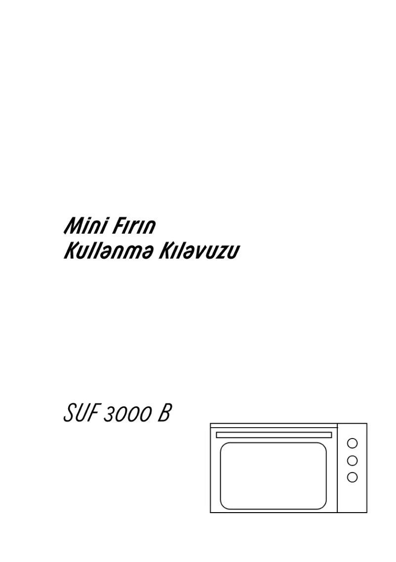 Imagen de la primera página del manual del dispositivo SUF 3000 B