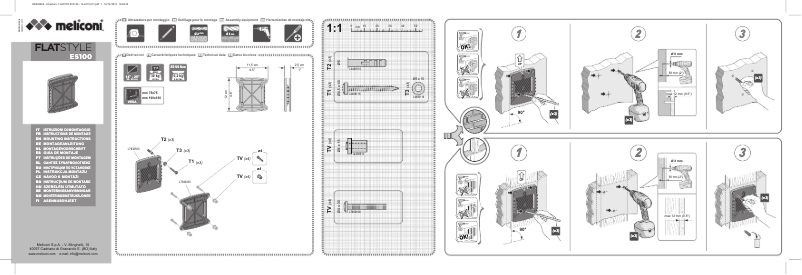 Imagen de la primera página del manual del dispositivo Flatstyle FS100