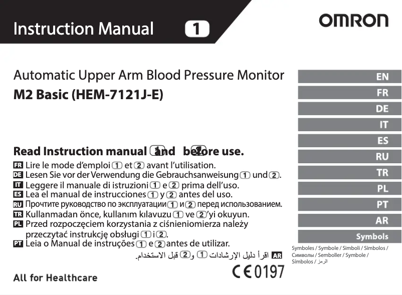 Página nº 1 - Manual de usuario Omron M2 Basic