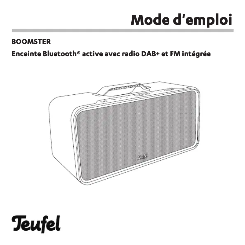 Imagen de la primera página del manual del dispositivo Boomster