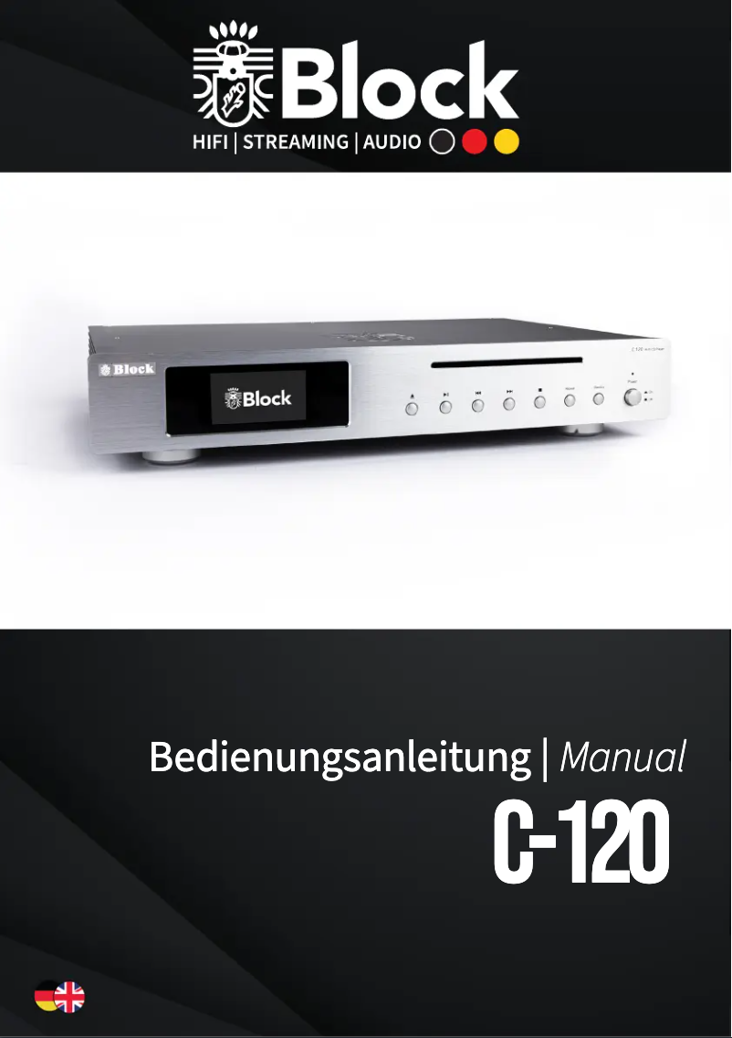 Imagen de la primera página del manual del dispositivo C-120