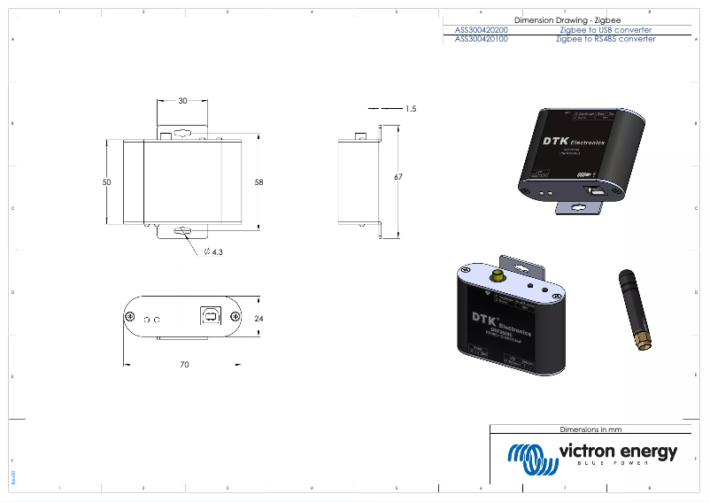 Imagen de la primera página del manual del dispositivo Zigbee