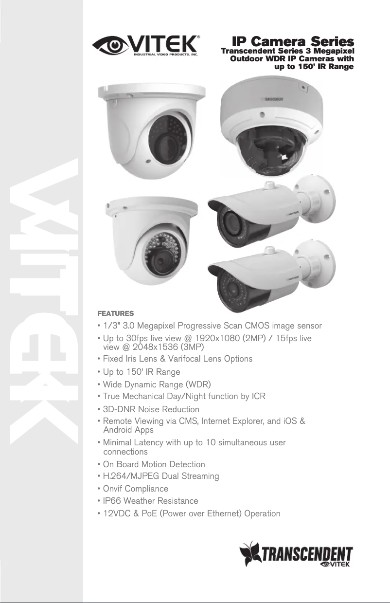 Página nº 1 - Manual de usuario Vitek VTD-TND30R3V