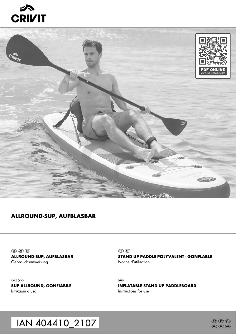 Imagen de la primera página del manual del dispositivo IAN 404410