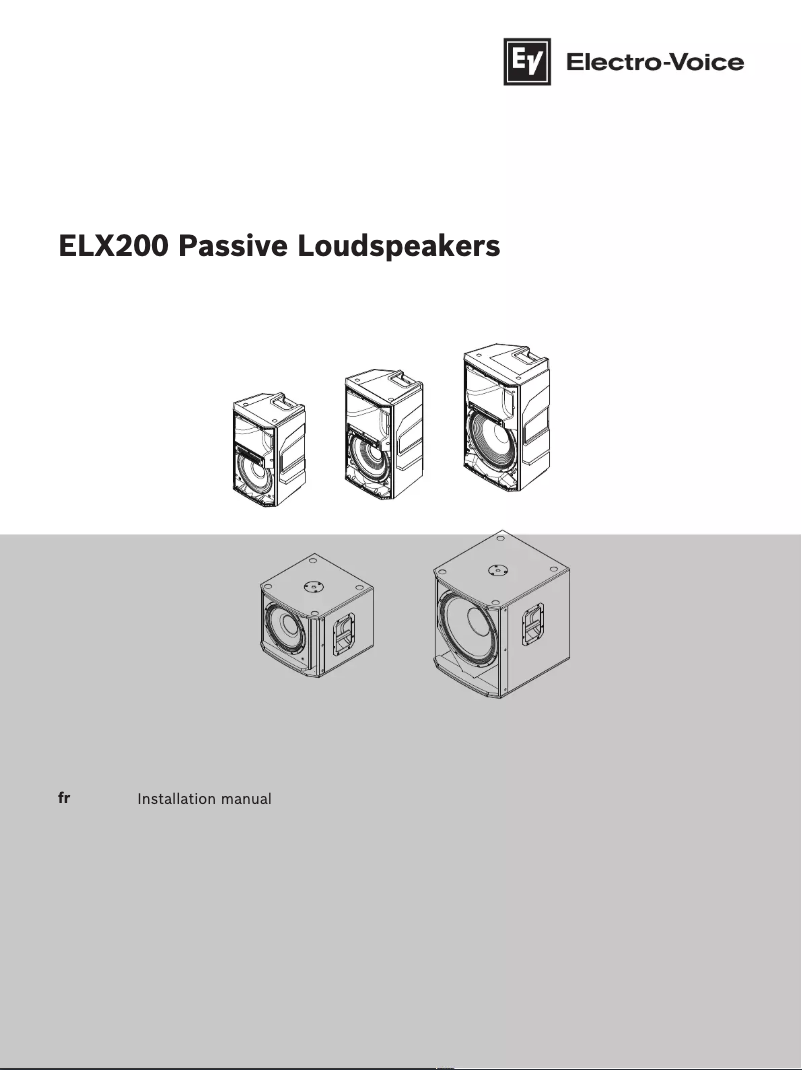 Imagen de la primera página del manual del dispositivo ELX200-15