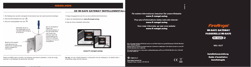 Imagen de la primera página del manual del dispositivo WG-1EU