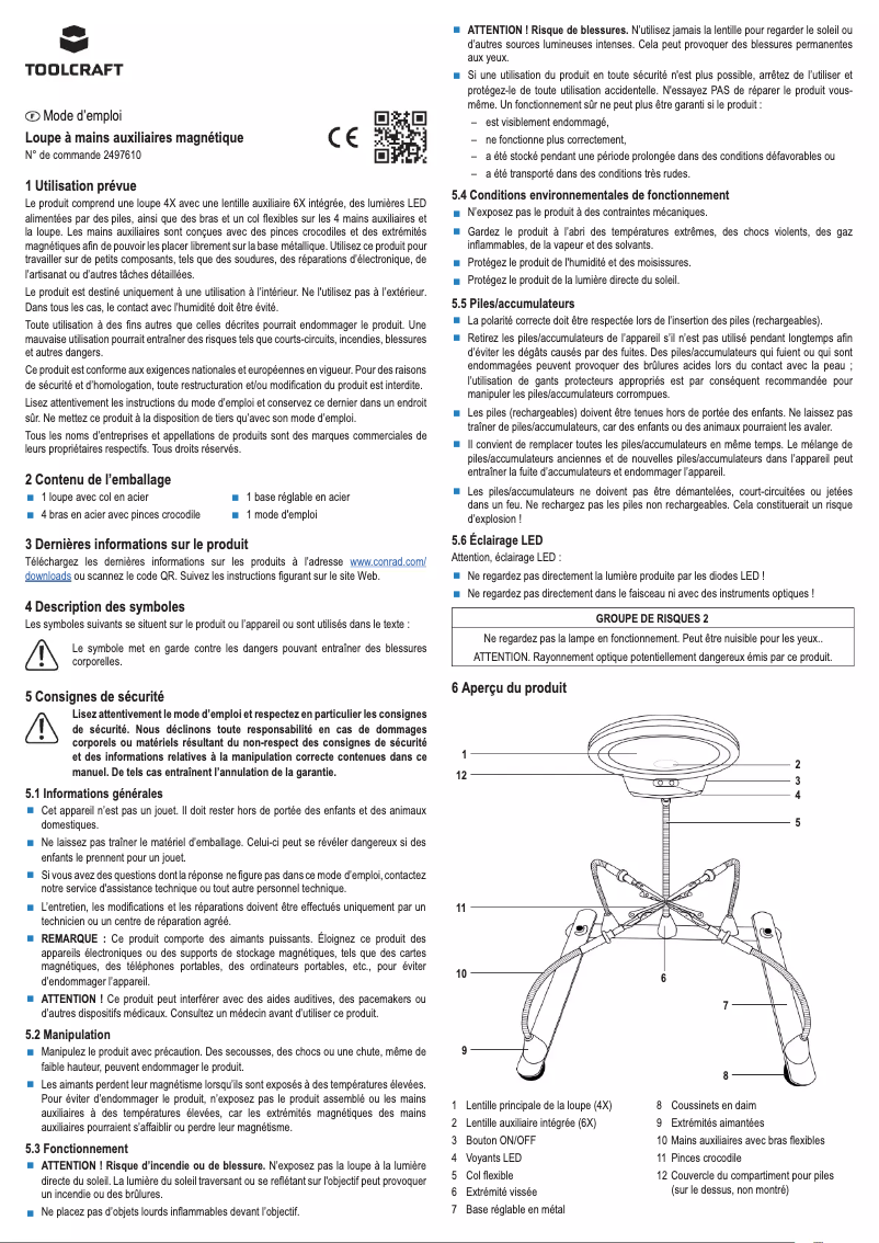Página 1 del manual Manual de usuario Toolcraft AT-430