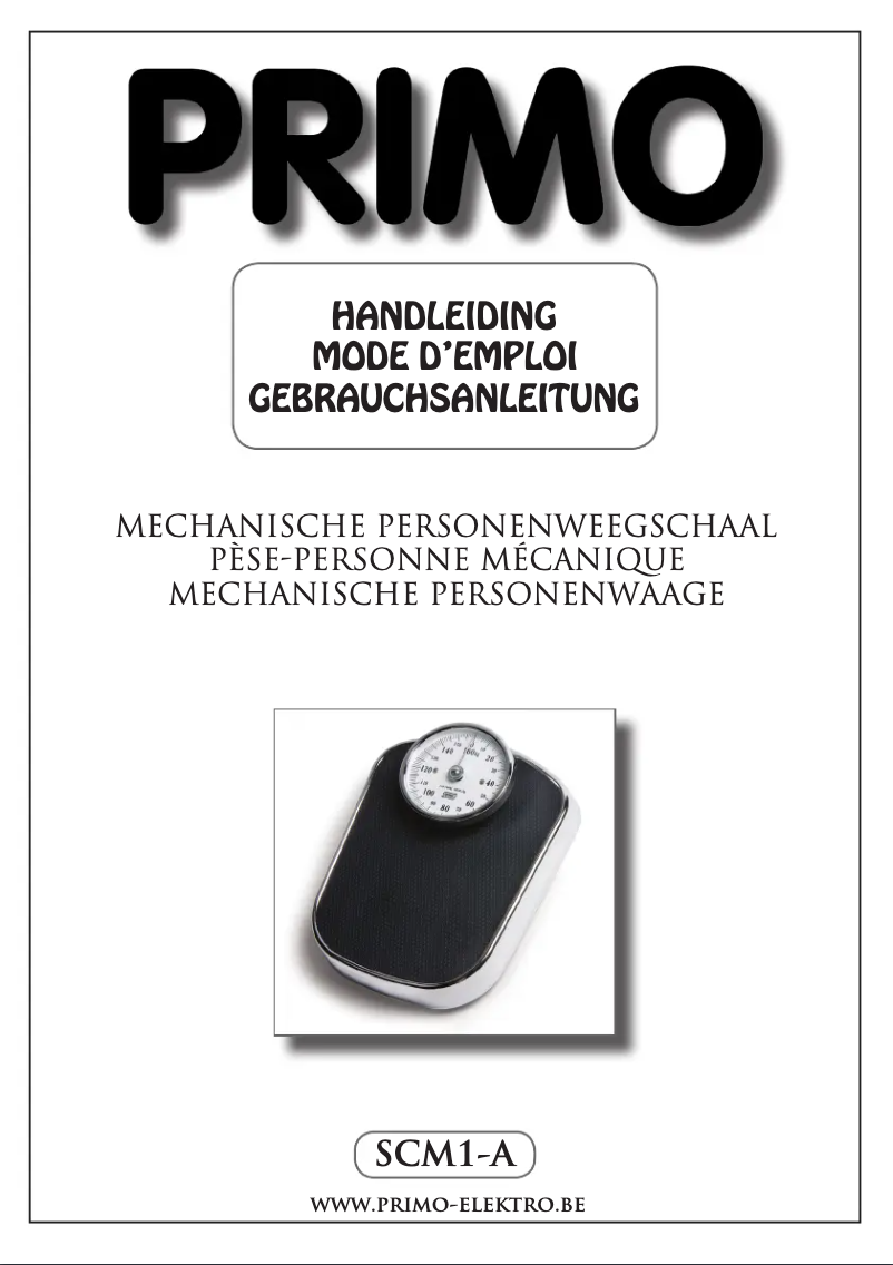 Imagen de la primera página del manual del dispositivo SCM1-A