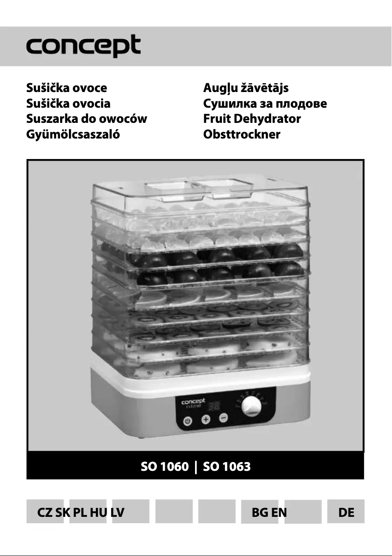 Página 1 del manual Manual de usuario Concept SO1063