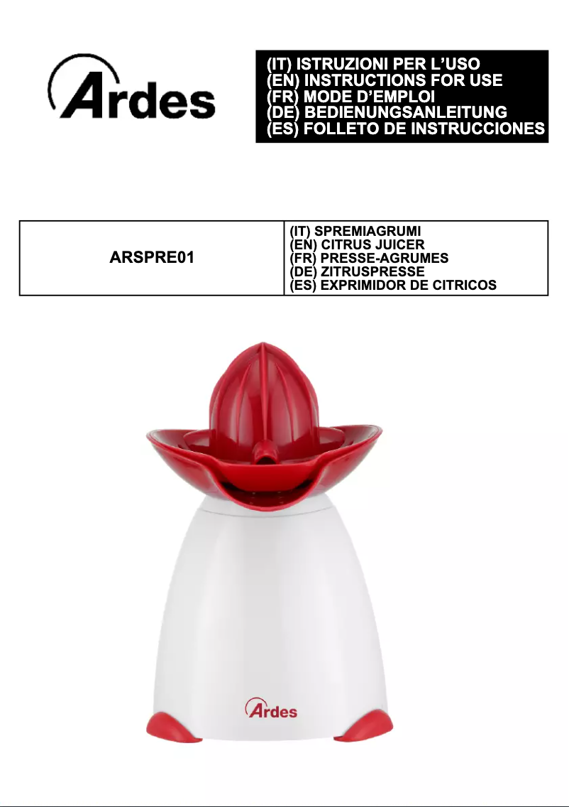 Página nº 1 - Manual de usuario Ardes ARSPRE01