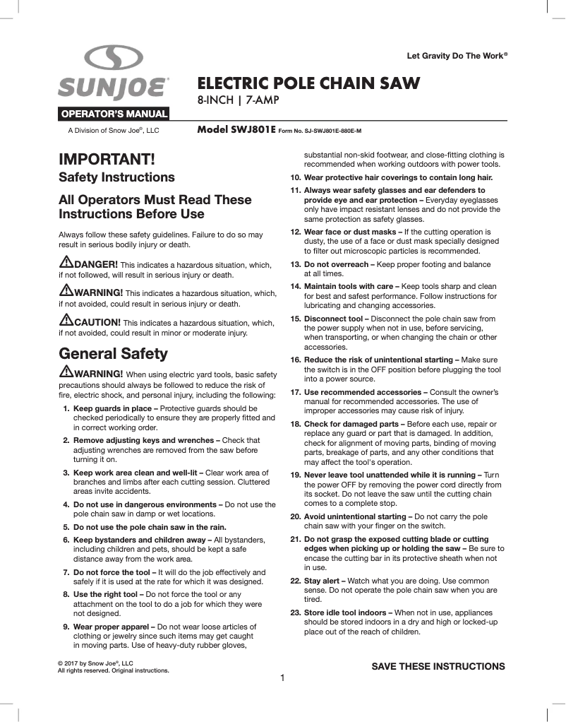 Imagen de la primera página del manual del dispositivo SBJ801E-RM