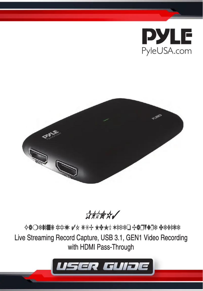 Imagen de la primera página del manual del dispositivo PLINK3