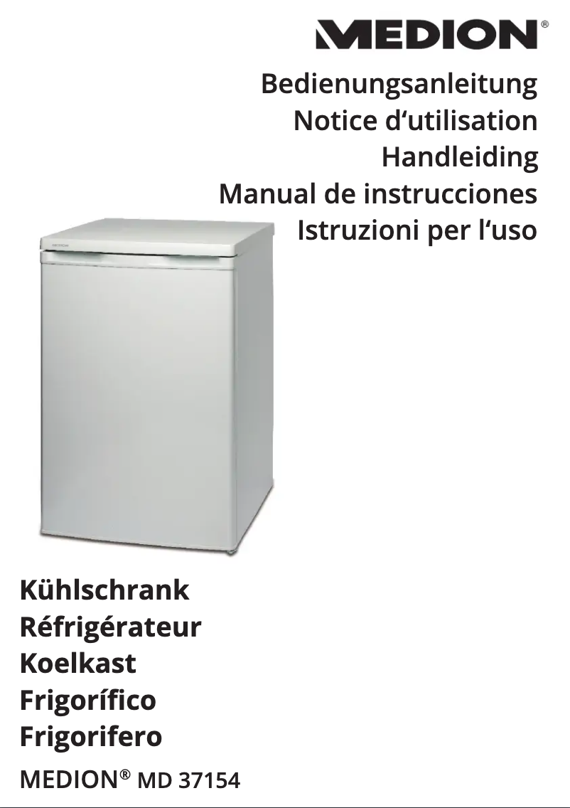 Imagen de la primera página del manual del dispositivo MD 37154