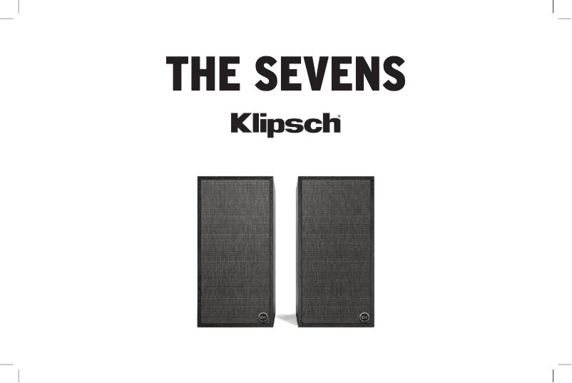 Página 1 del manual Manual de usuario Klipsch The Sevens
