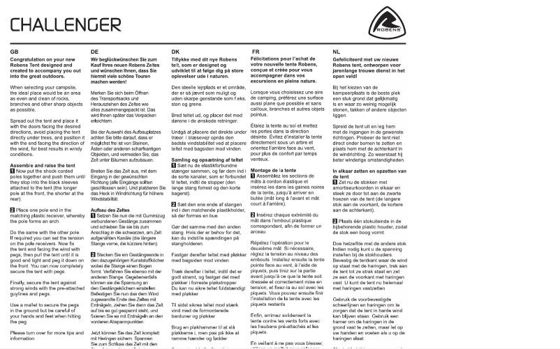 Página 1 del manual Manual de usuario Robens Challenger