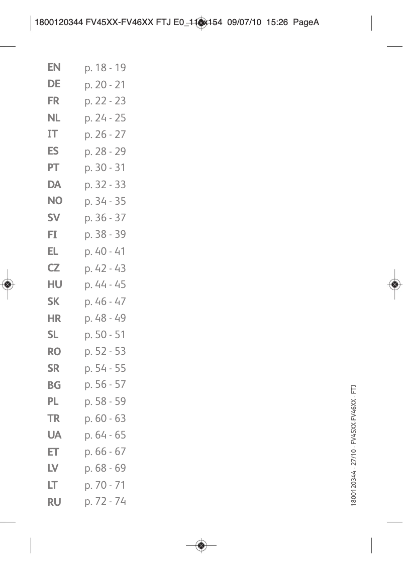 Página 1 del manual Manual de usuario Tefal Ultragliss FV4631