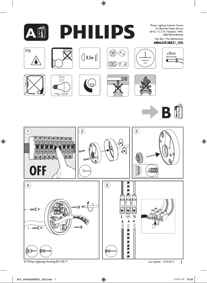 Imagen de la primera página del manual del dispositivo Skua