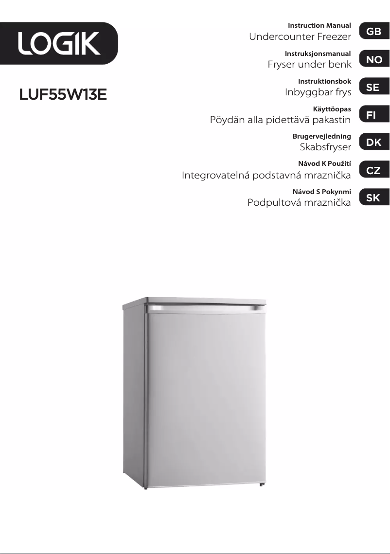 Imagen de la primera página del manual del dispositivo LUF55W13E