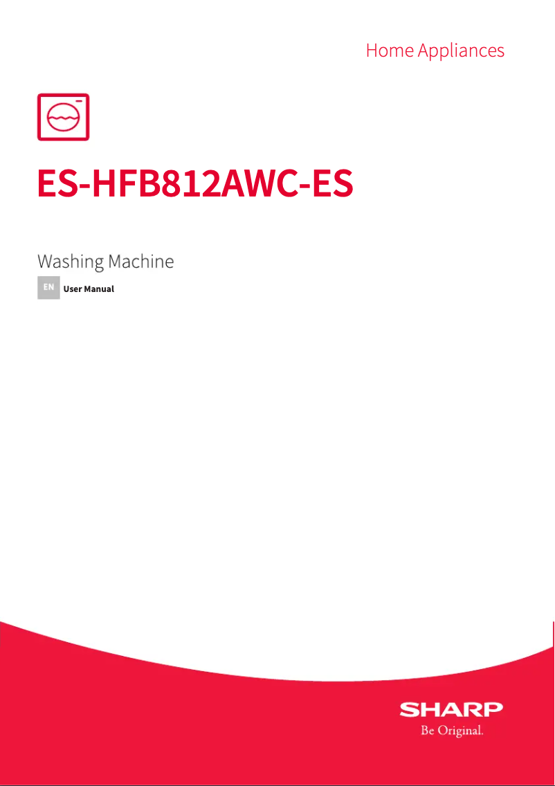 Imagen de la primera página del manual del dispositivo ES-HFB812AWC-ES