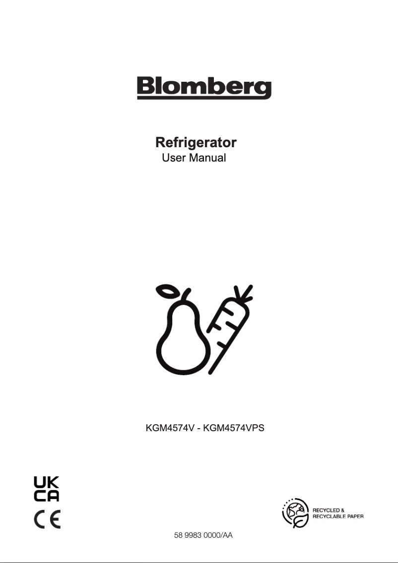 Imagen de la primera página del manual del dispositivo KGM4574VPS