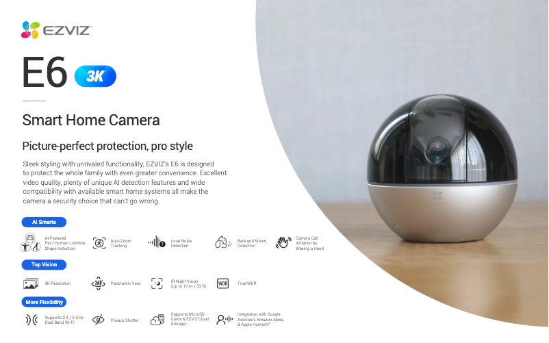 Imagen de la primera página del manual del dispositivo E6
